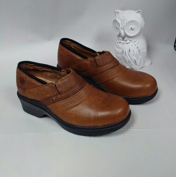 ariat steel toe clogs